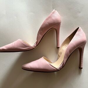 Banana Republic Blush Pink Leather D’Orsay Heels